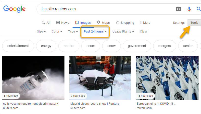 Google Images Advanced Search   Reuters Ice 